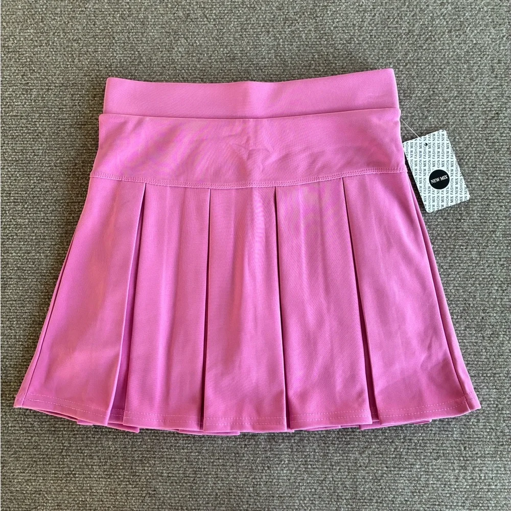 New Mix Pleated Pink Skort - Picture 1 of 7